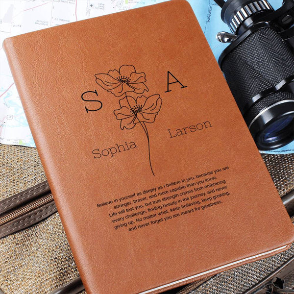 Personalized Leather Journal | Graduation Gift