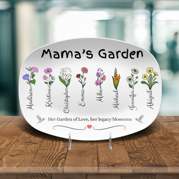 Mama' Garden Platter | Her Garden Of Love