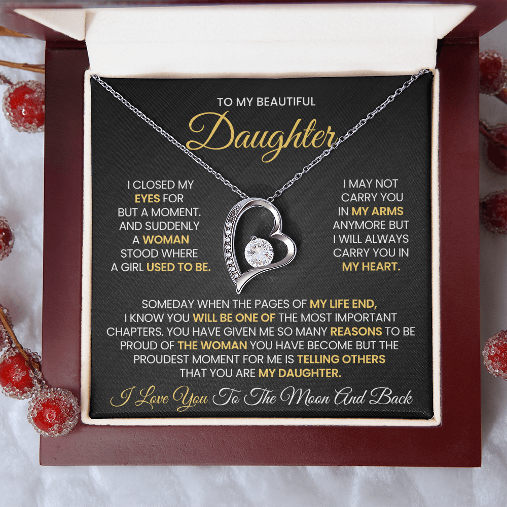 To My Beautiful Daughter | I Love You To The Moon and Back