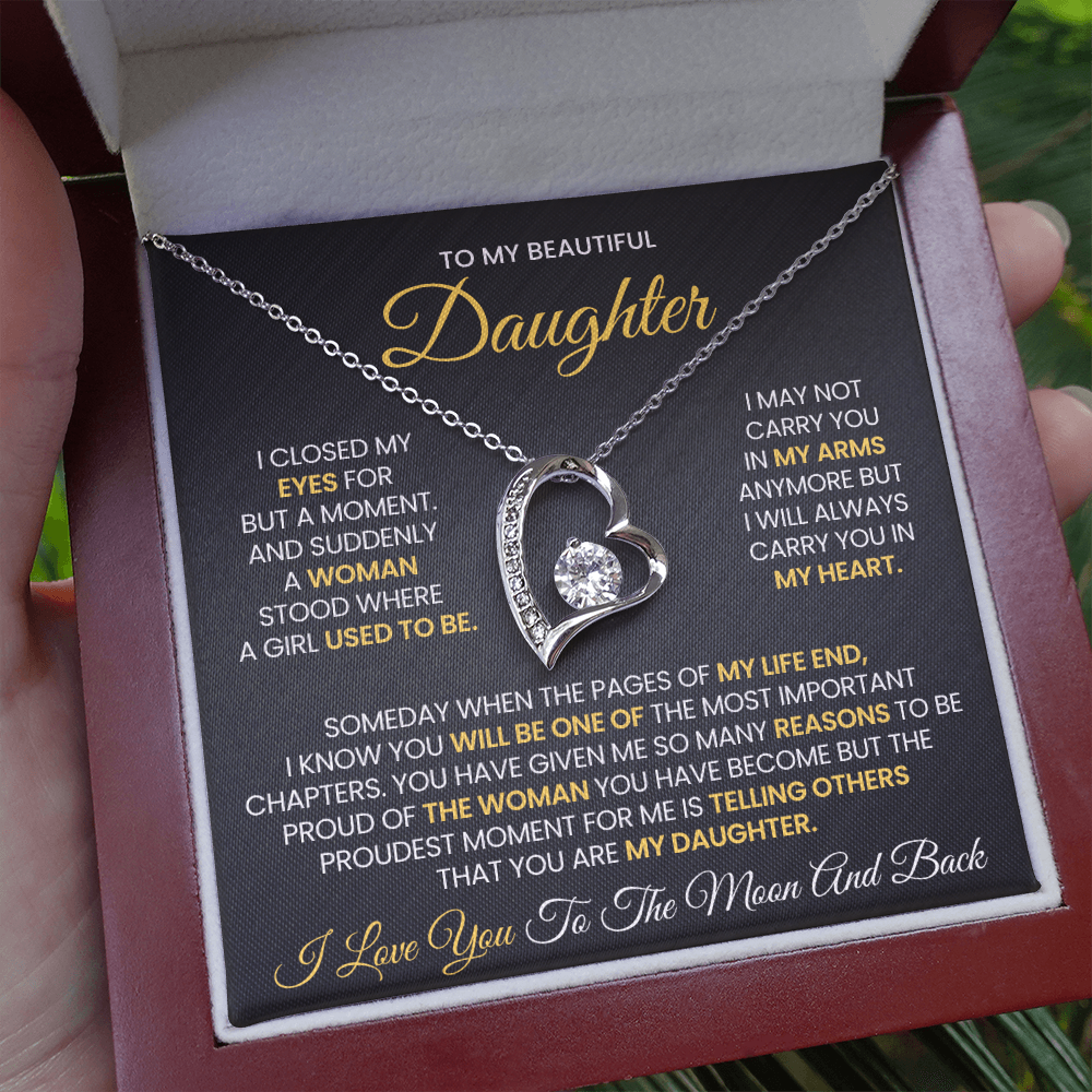 To My Beautiful Daughter | I Love You To The Moon and Back