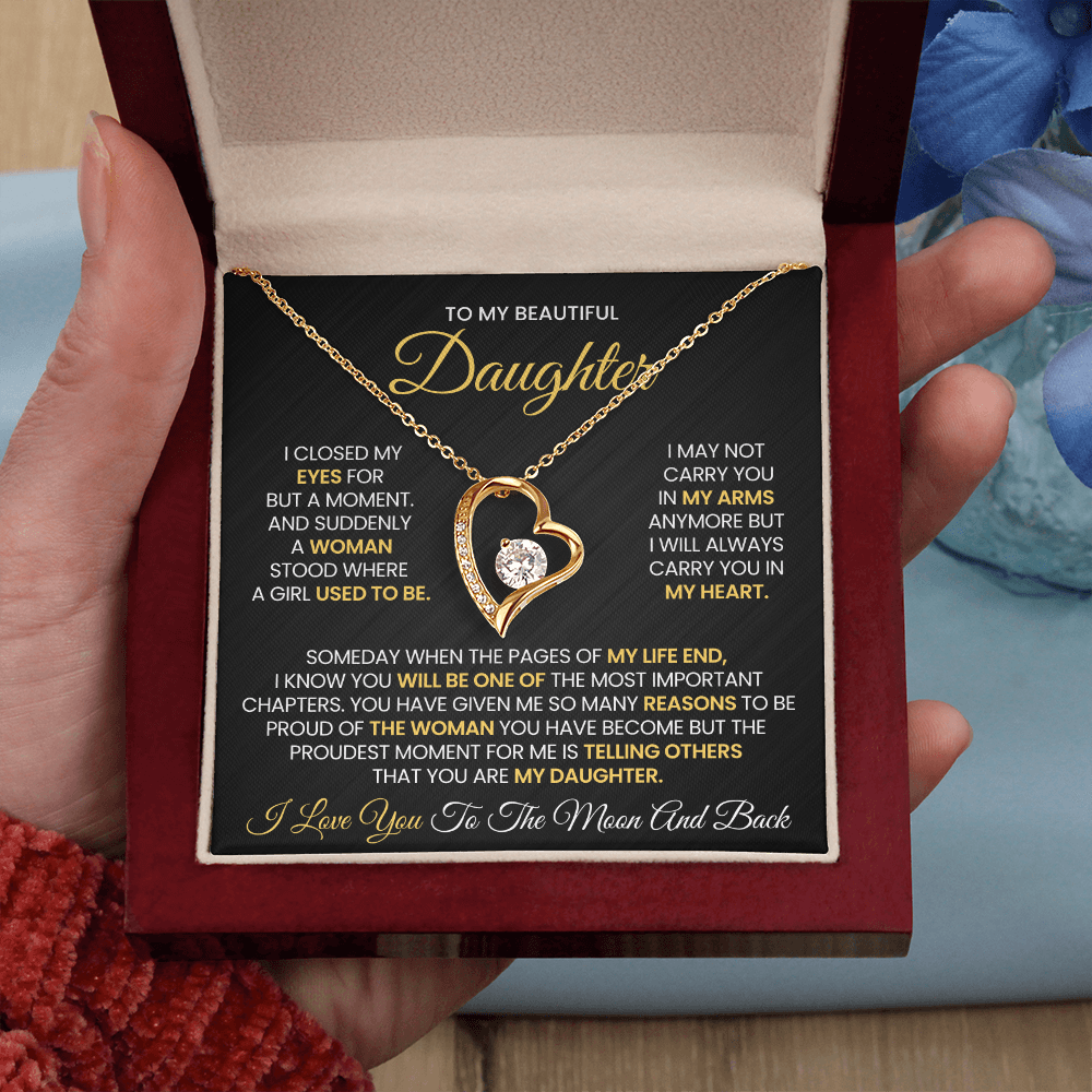 To My Beautiful Daughter | I Love You To The Moon and Back