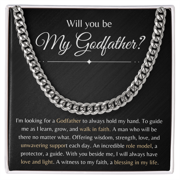 Will You Be My Godfather | Cuban Link Chain