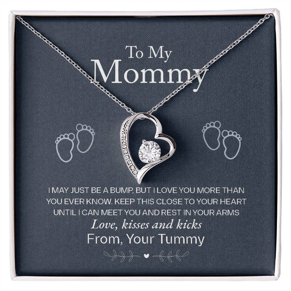 To My Mommy | From You Tummy | Forever Love Necklace