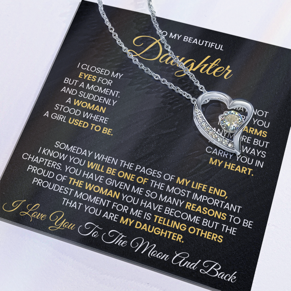 To My Beautiful Daughter | I Love You To The Moon and Back