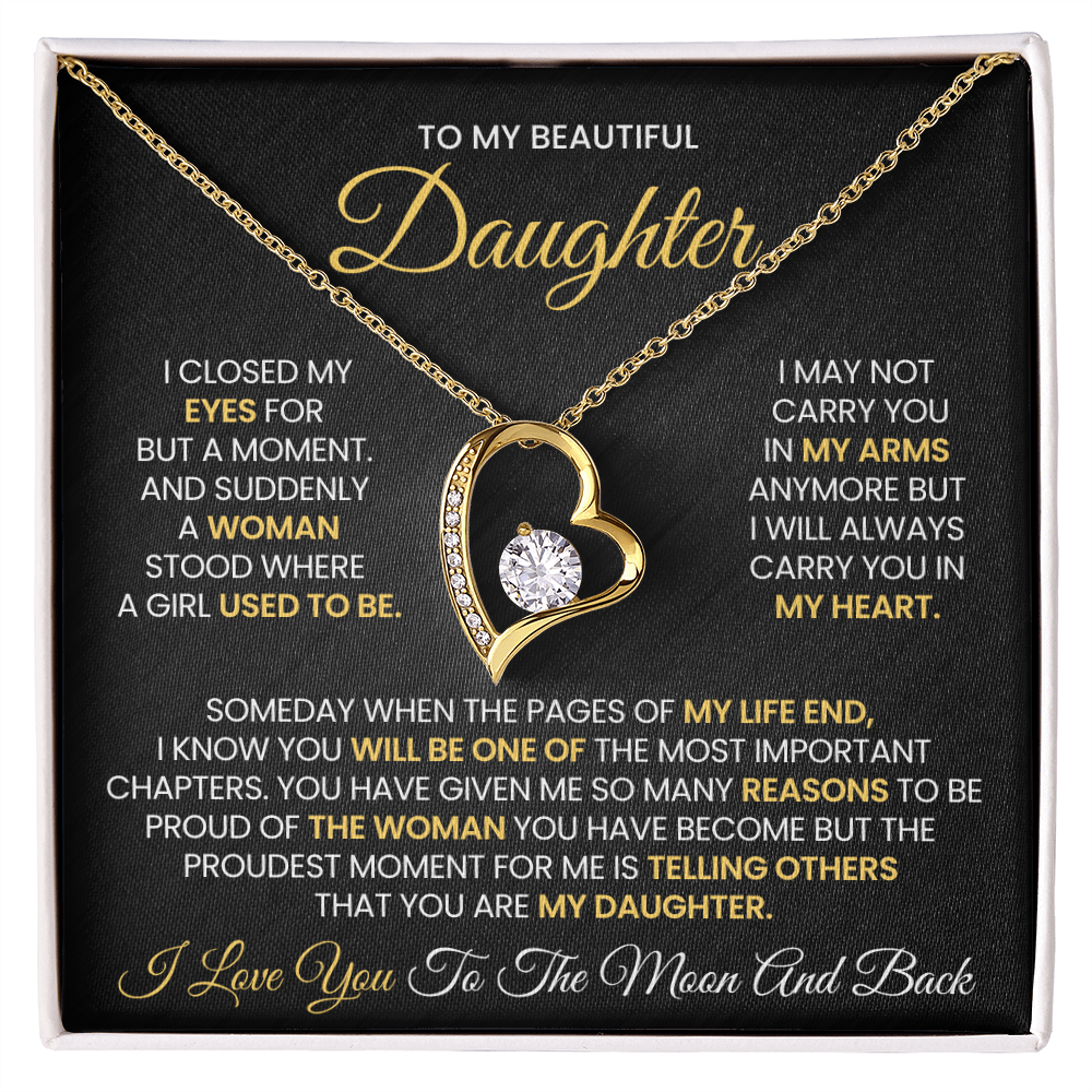 To My Beautiful Daughter | I Love You To The Moon and Back