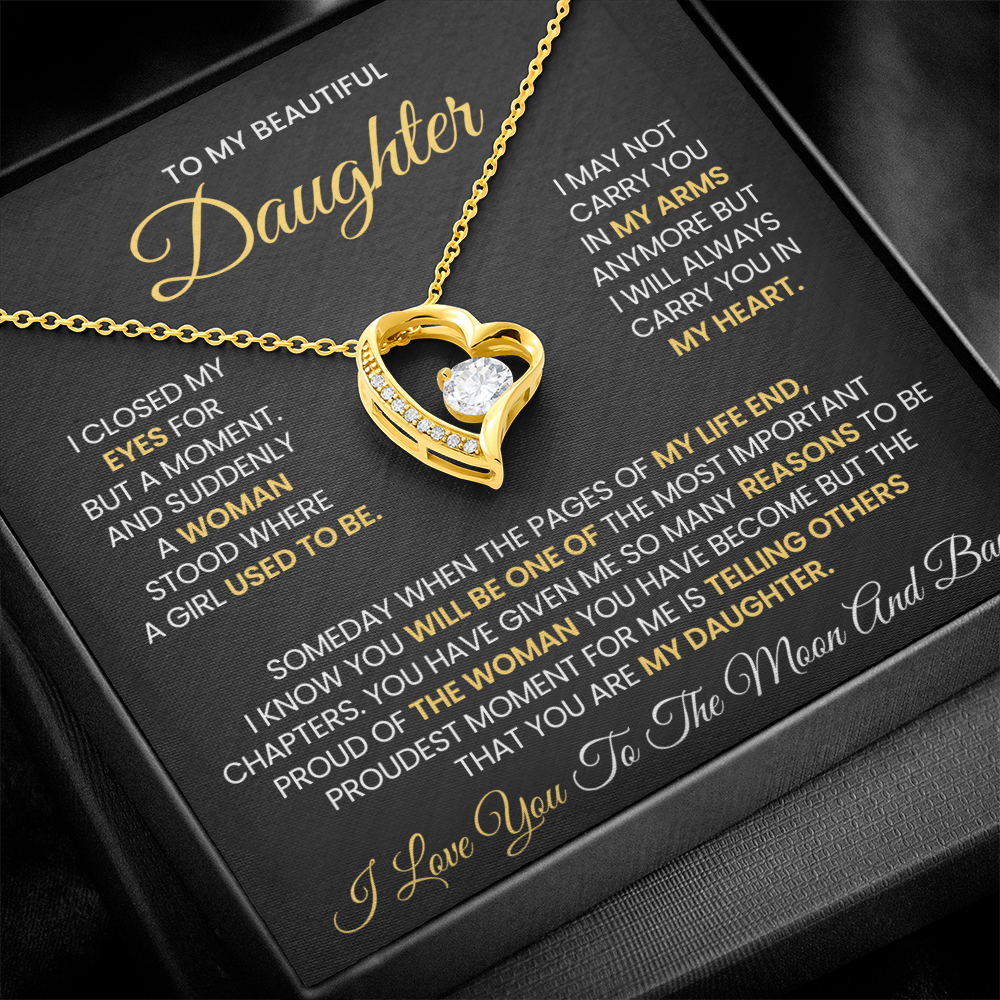 To My Beautiful Daughter | I Love You To The Moon and Back
