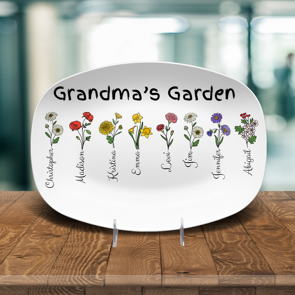 Grandma's Garden Platter