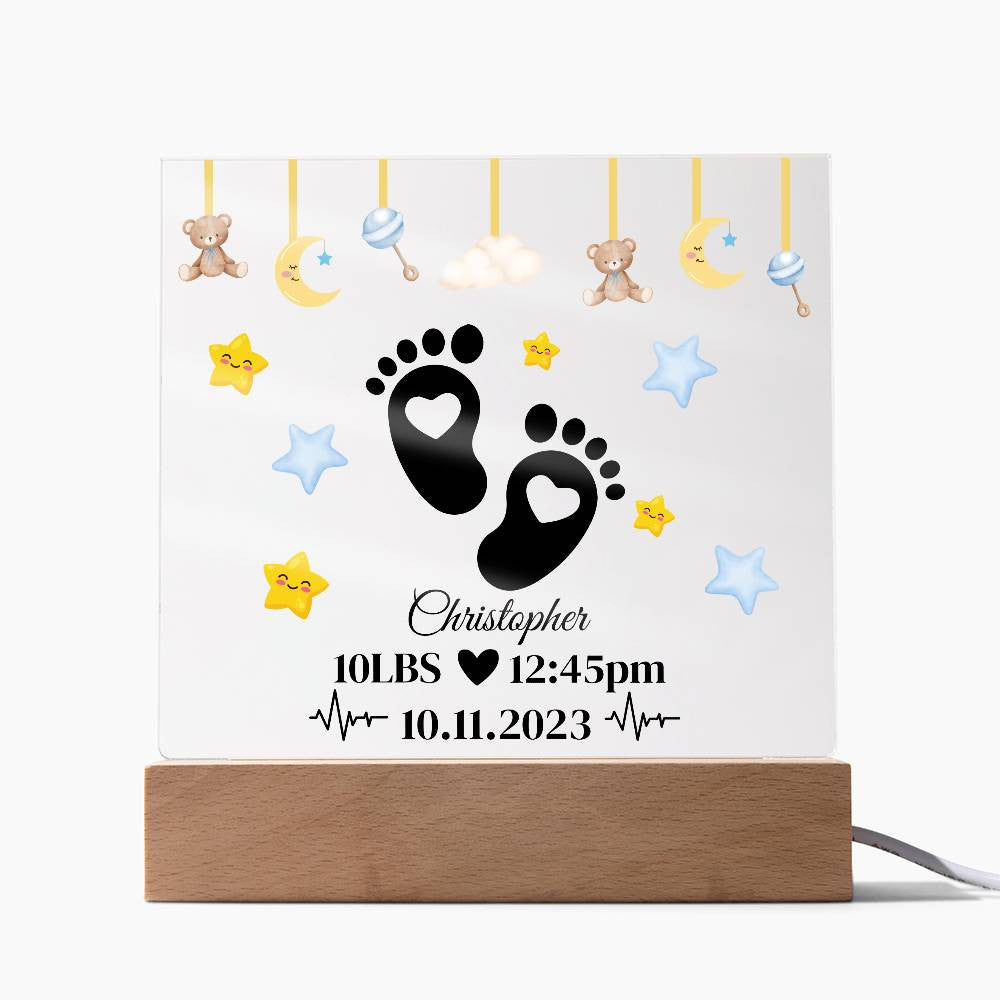 Personalized Baby Boy | Acrylic Plaque