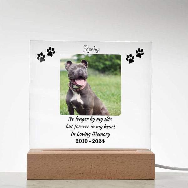 Personalized Pet Memorial | Acrylic Square Plaque