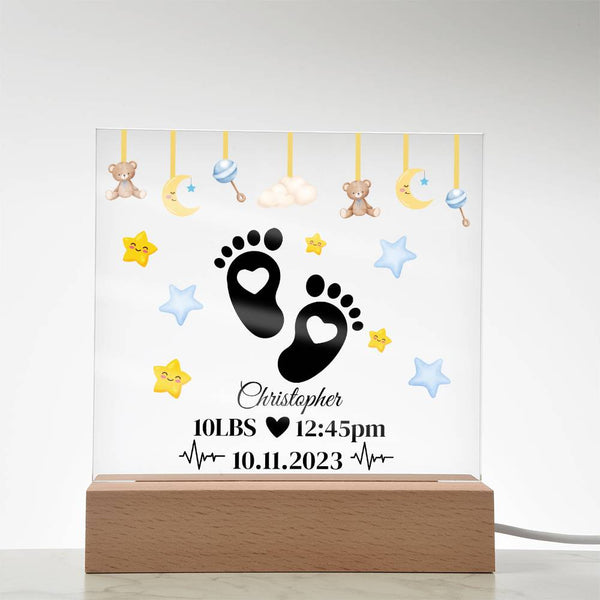 Personalized Baby Boy | Acrylic Plaque