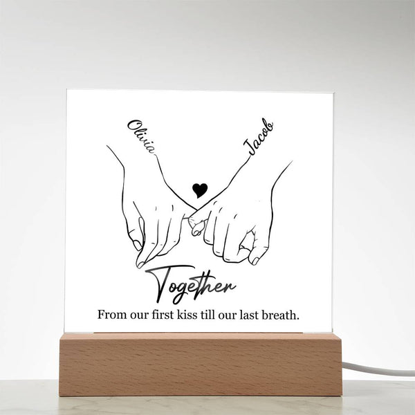 The Love Story Plaque | Couples Edition