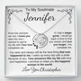 To My Soulmate | Personalize with Names | Love Knot Necklace