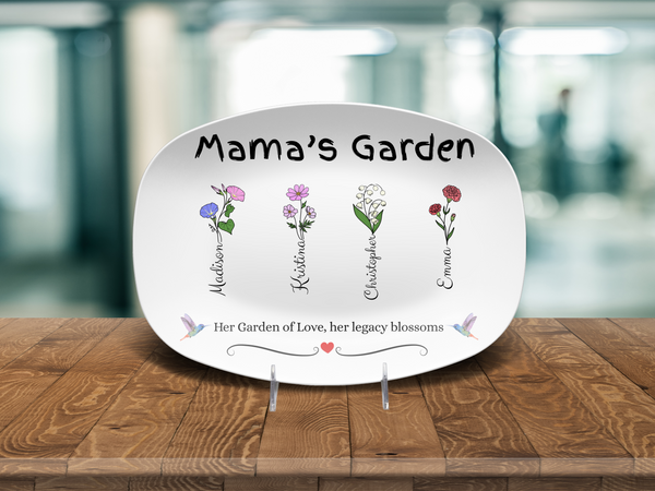 Mama' Garden Platter | Her Garden Of Love