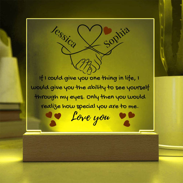 Eternal Bond | Personalized Artisan Acrylic Plaque