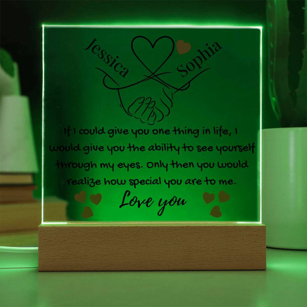 Eternal Bond | Personalized Artisan Acrylic Plaque