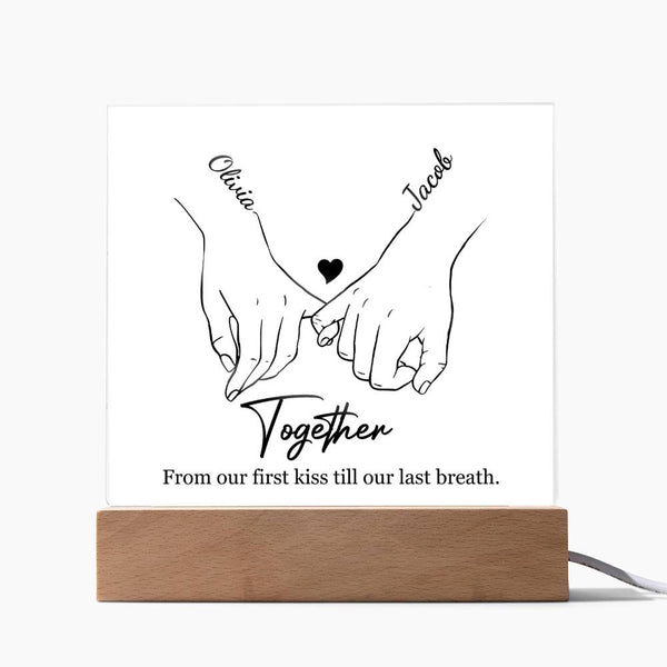 The Love Story Plaque | Couples Edition