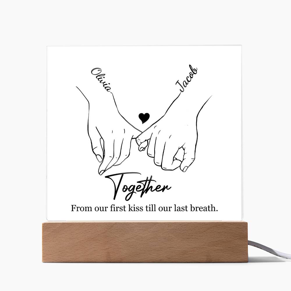The Love Story Plaque | Couples Edition