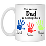 Personalized Awesome Dad Mug | 11oz. White Mug ❤️🔥