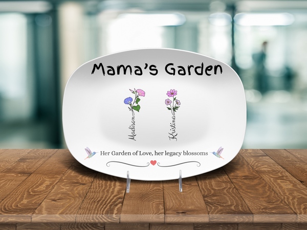 Mama' Garden Platter | Her Garden Of Love