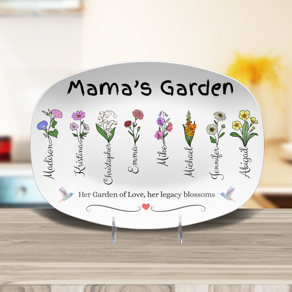 Mama' Garden Platter | Her Garden Of Love