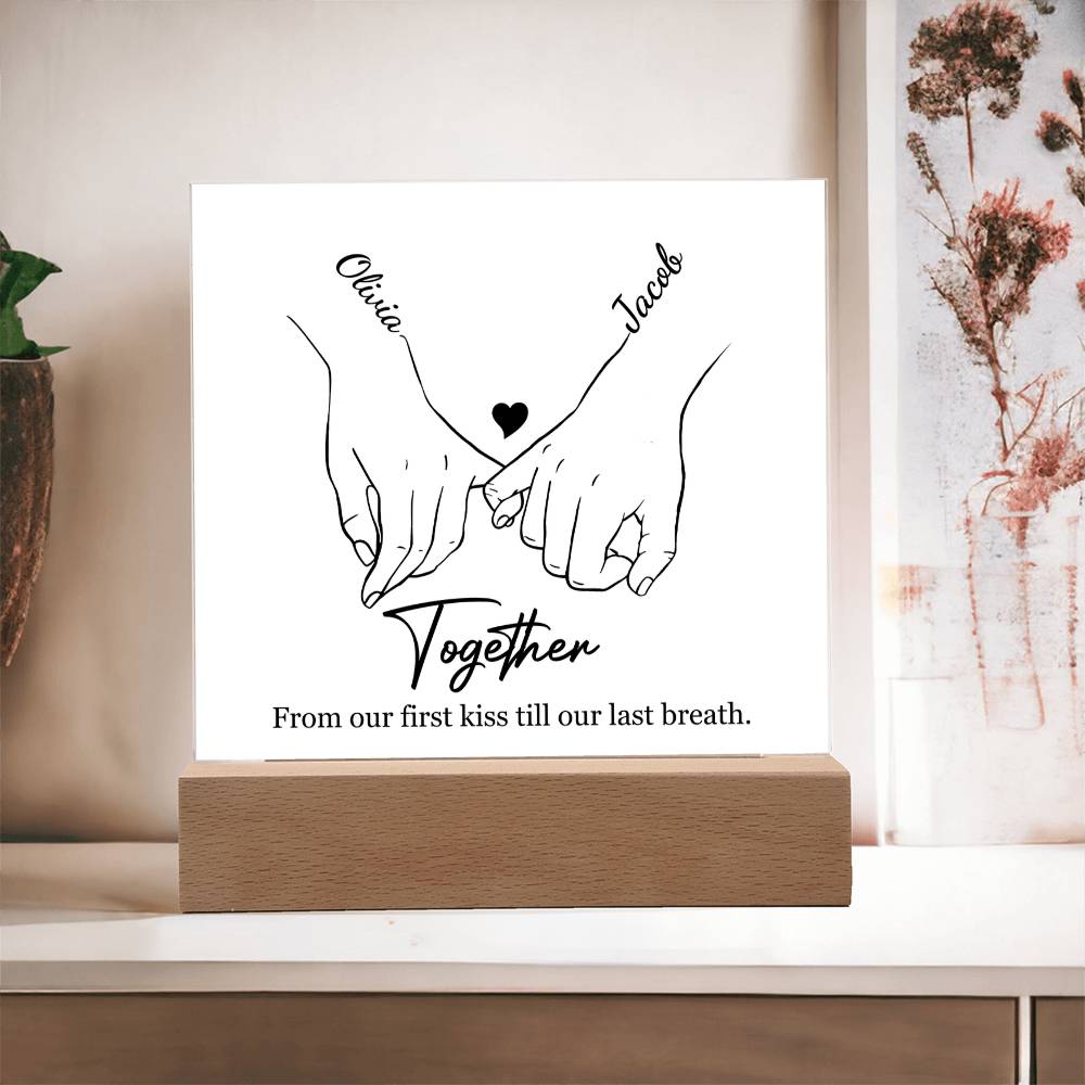 The Love Story Plaque | Couples Edition