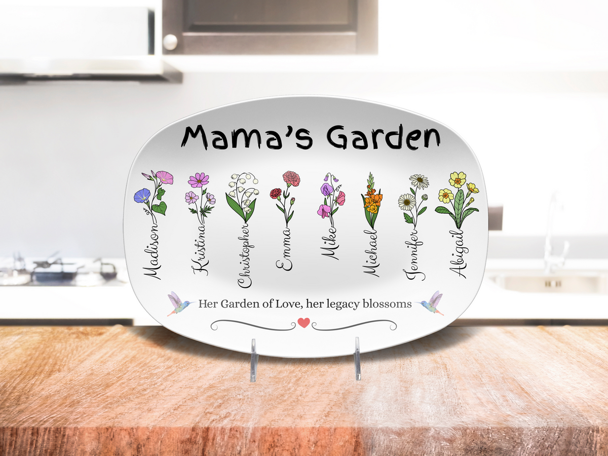 Mama' Garden Platter | Her Garden Of Love