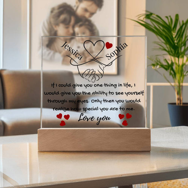 Eternal Bond | Personalized Artisan Acrylic Plaque