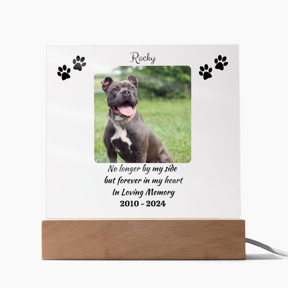 Personalized Pet Memorial | Acrylic Square Plaque