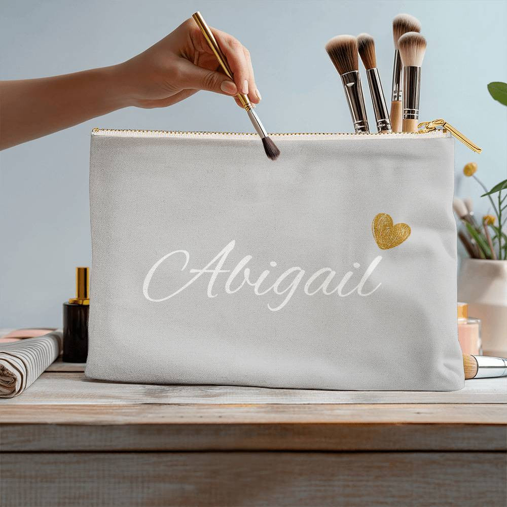 Personalized Bridesmaid Cosmetic Bag