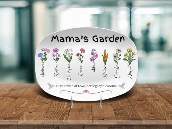 Mama' Garden Platter | Her Garden Of Love