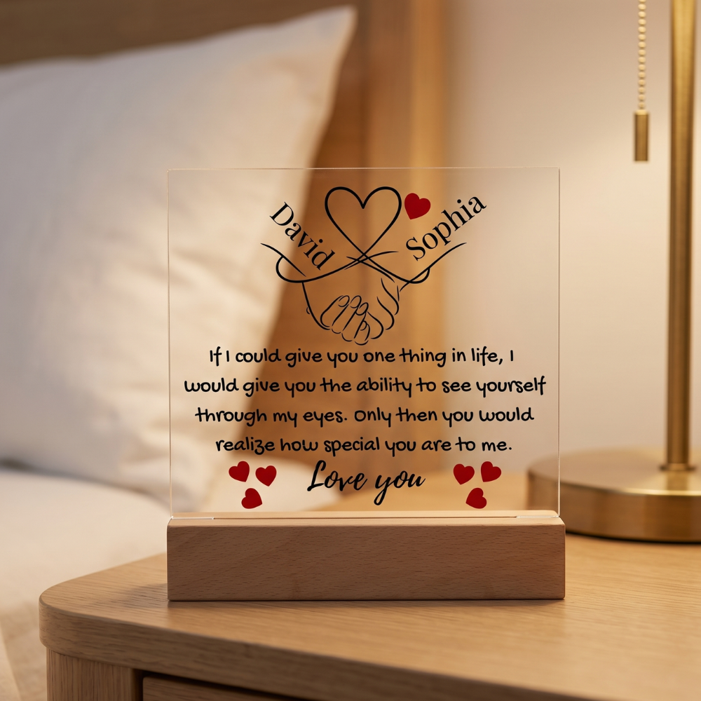 Eternal Bond | Personalized Artisan Acrylic Plaque