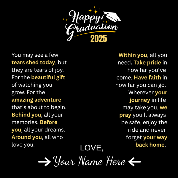 Personalize Gift for Graduation | The Beautiful Gift of Watching You Grow | Cross Necklace