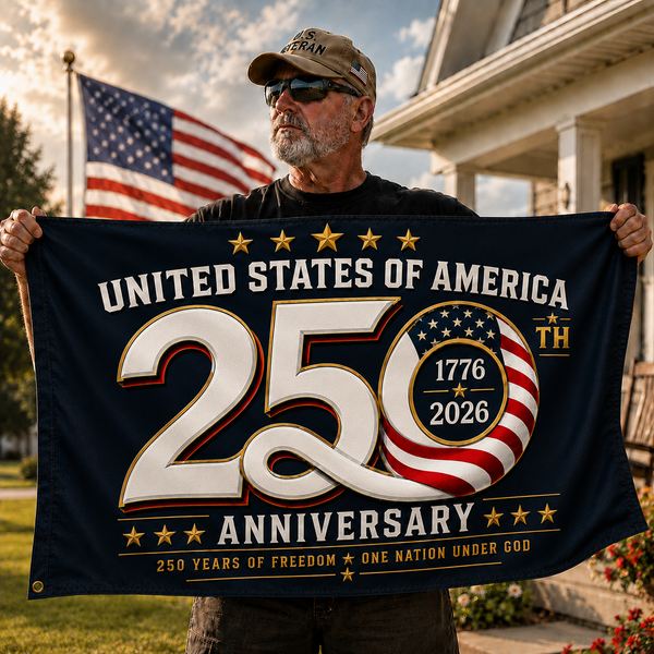 USA 250th Anniversary Flag 1776–2026 – Limited Edition Patriotic 3' x 5' Freedom Flag