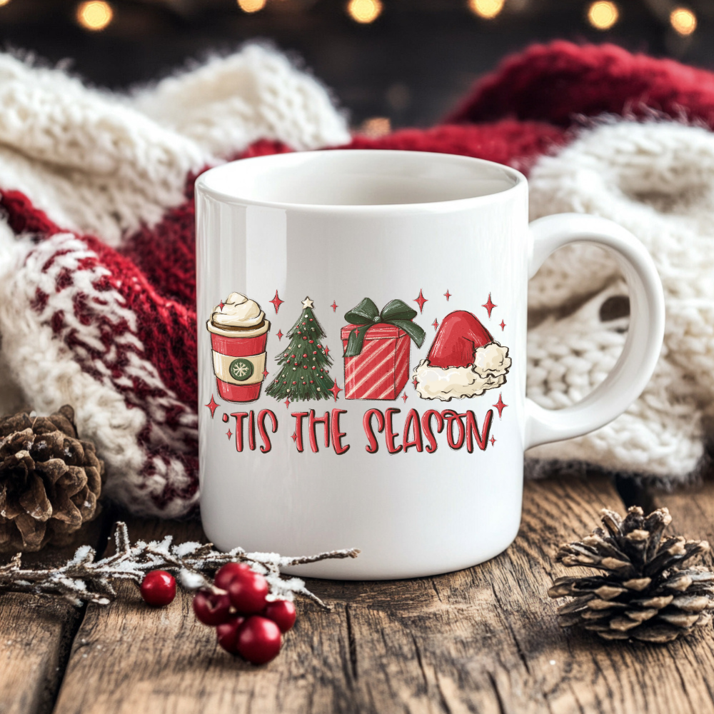 Tis The Season | Christmas White Mug