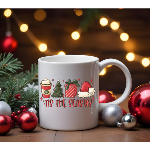 Tis The Season | Christmas White Mug