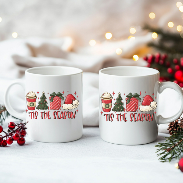 Tis The Season | Christmas White Mug