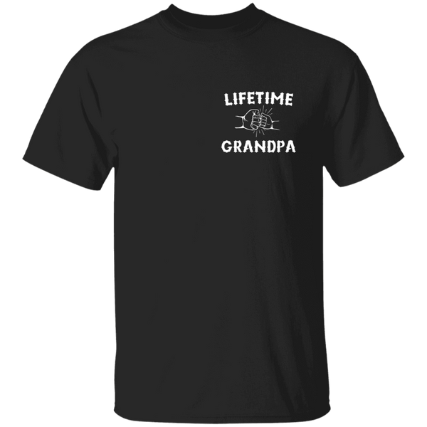 Lifetime Grandpa Letter Print T-Shirt