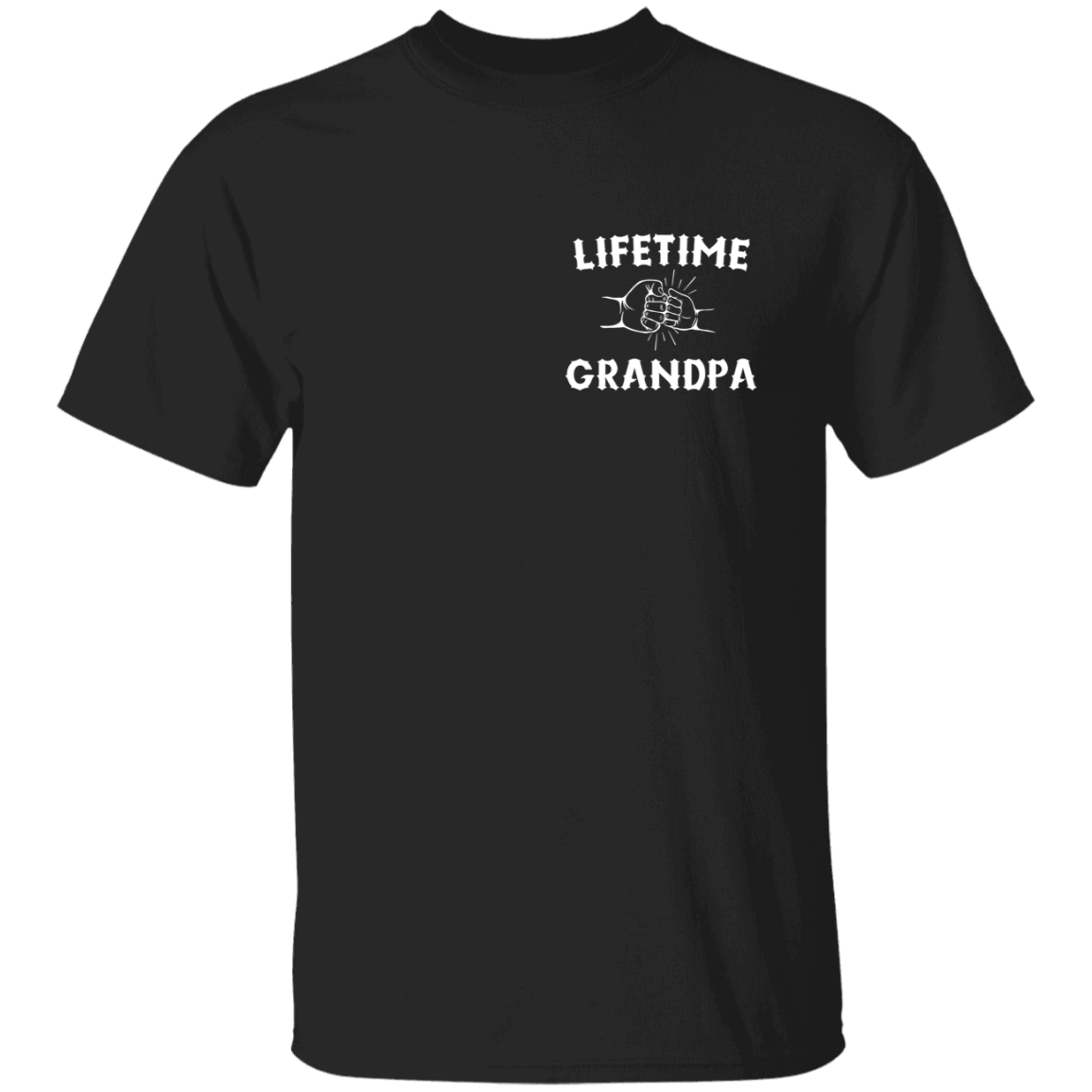 Lifetime Grandpa Letter Print T-Shirt