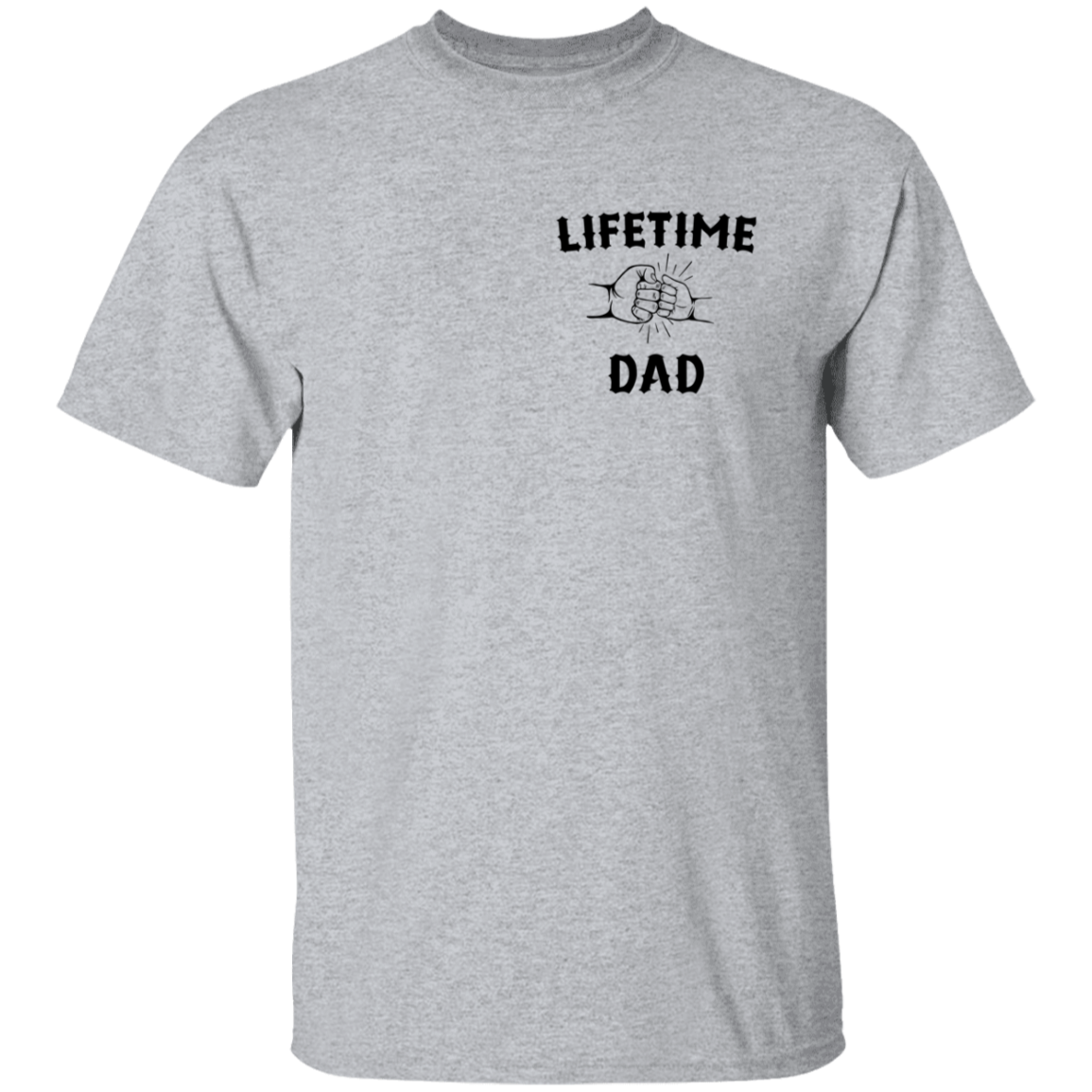 Lifetime Dad Letter Print T-Shirt