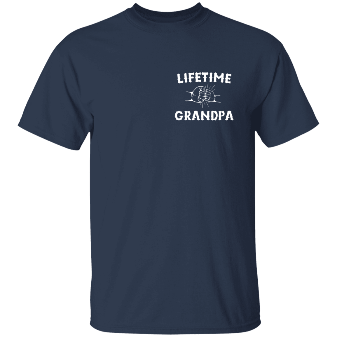 Lifetime Grandpa Letter Print T-Shirt