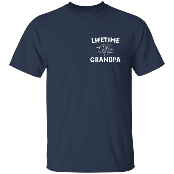 Lifetime Grandpa Letter Print T-Shirt