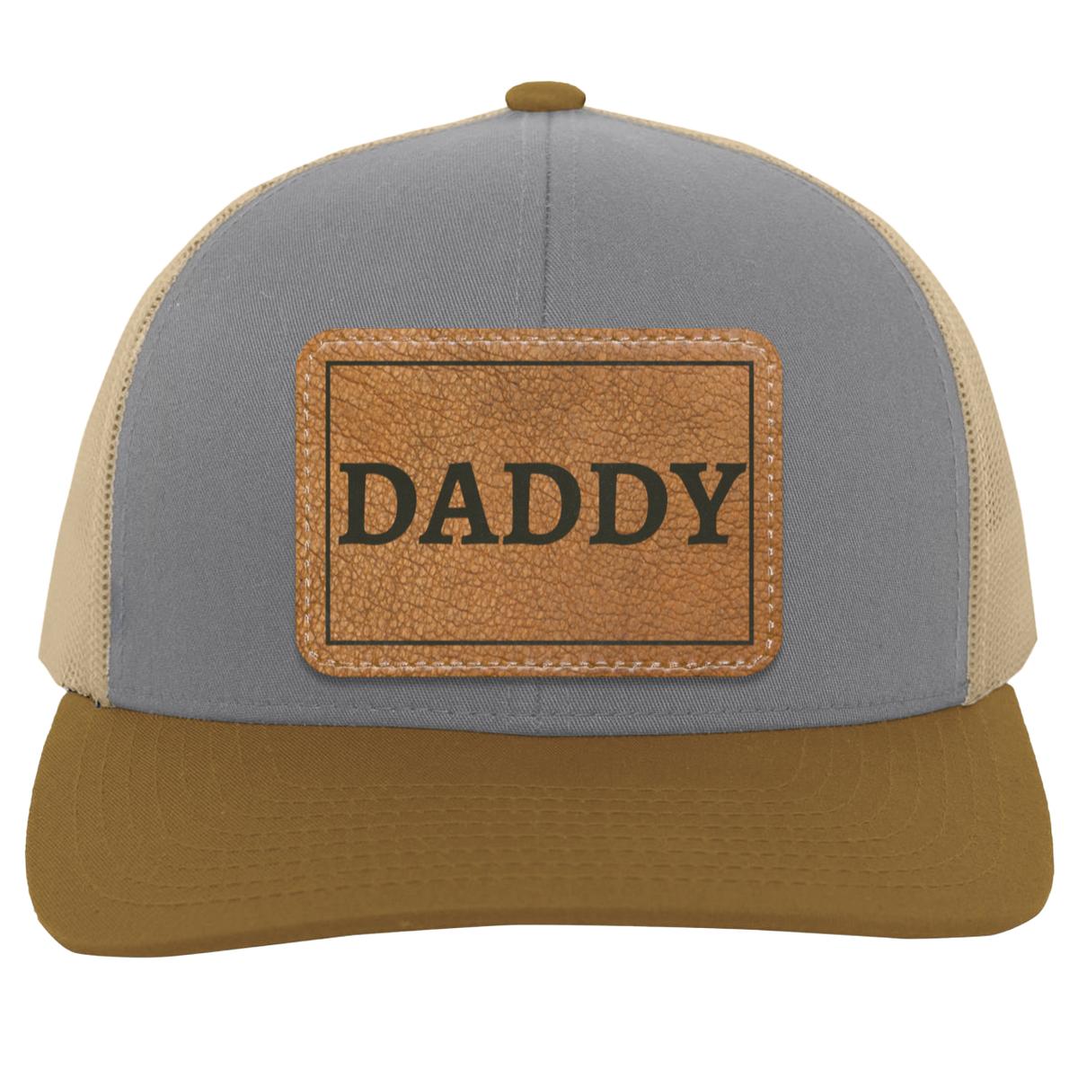 Daddy- Leather Patch Hat