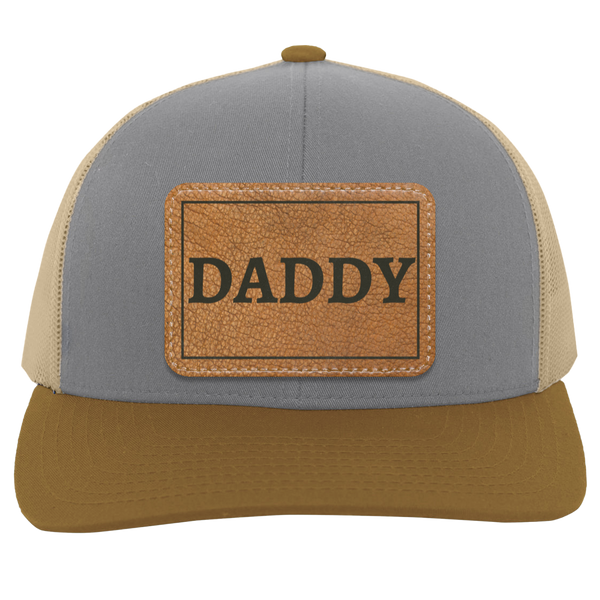 Daddy- Leather Patch Hat