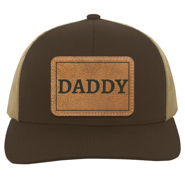 Daddy- Leather Patch Hat