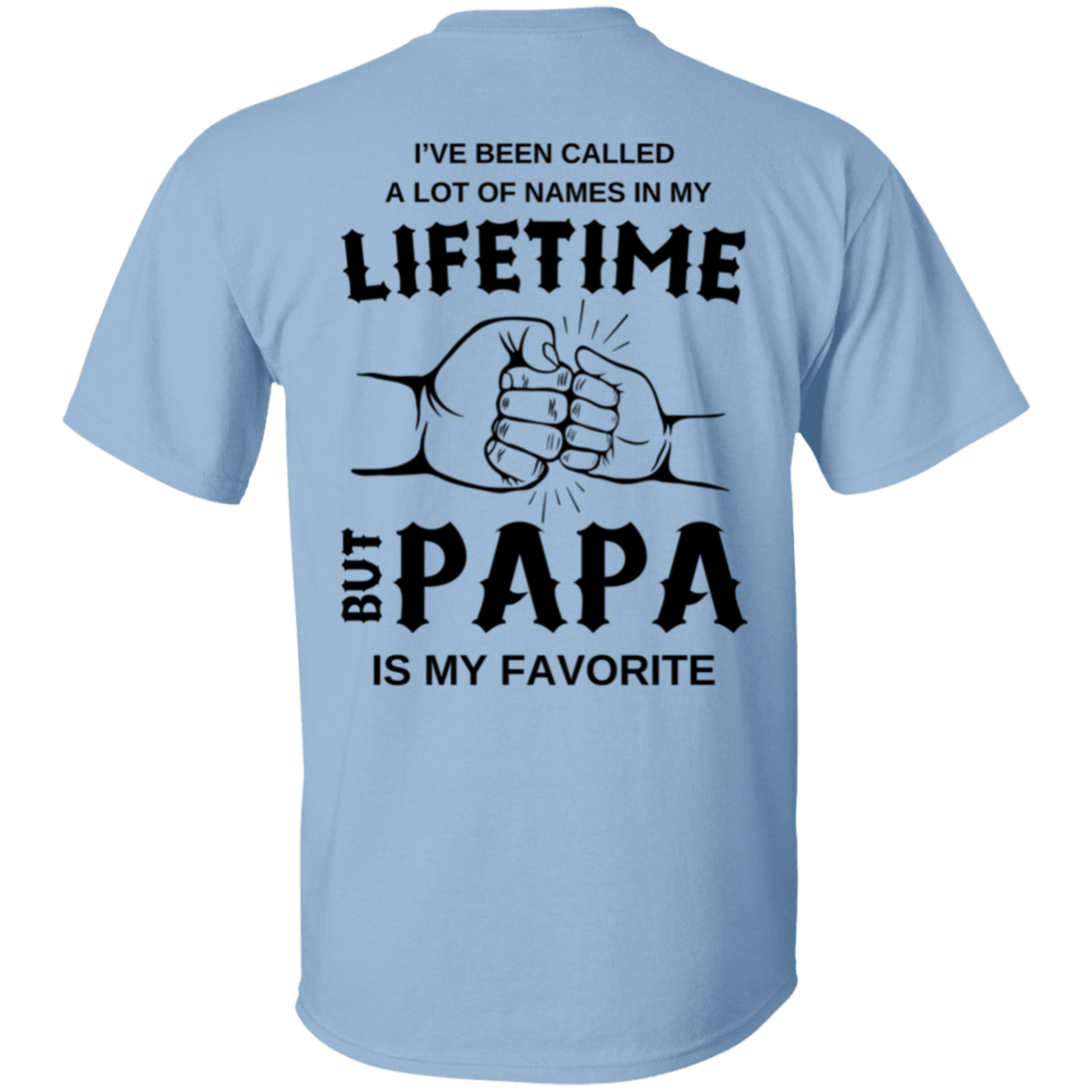 Lifetime Papa Letter Print T-Shirt