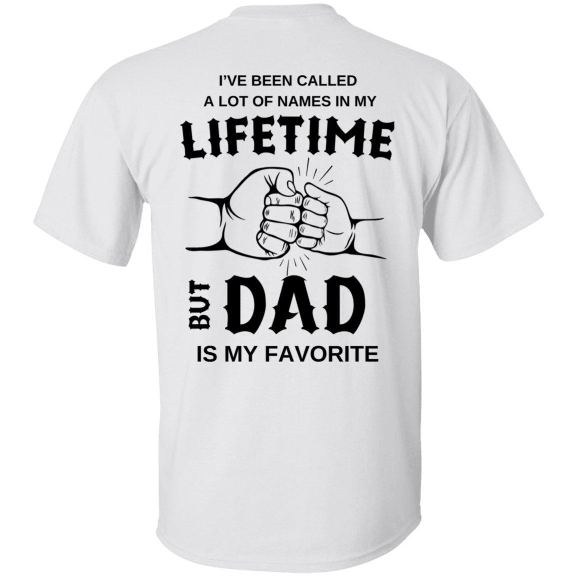 Lifetime Dad Letter Print T-Shirt