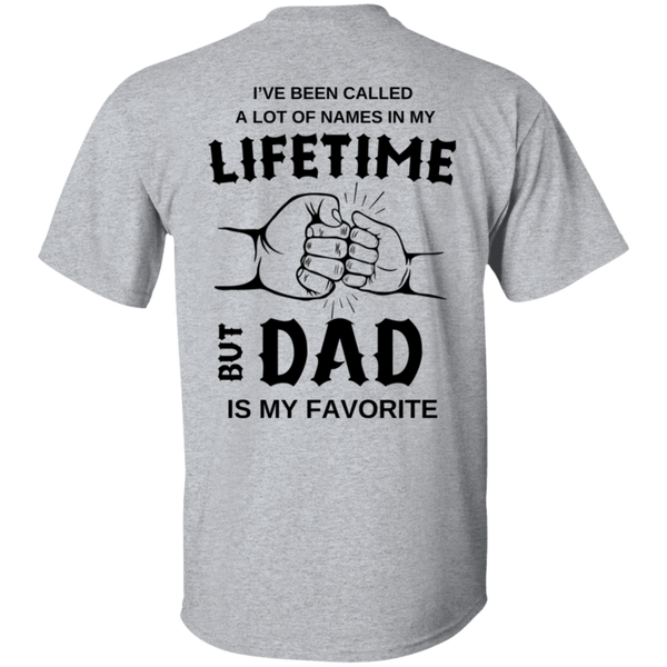 Lifetime Dad Letter Print T-Shirt