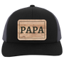 Papa-Wooden Hat Patch