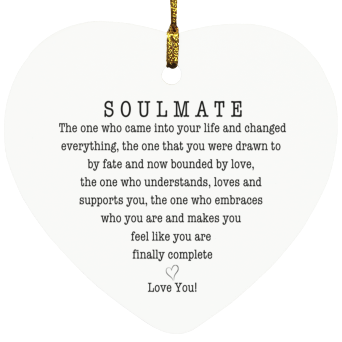 Soulmate Heart Ornament