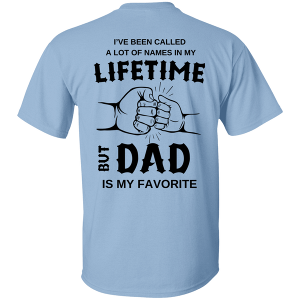 Lifetime Dad Letter Print T-Shirt